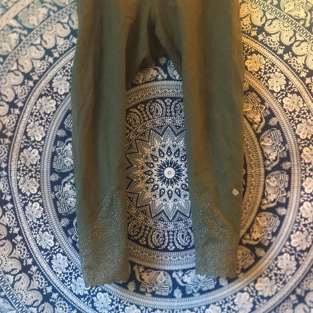 Forest green lulu lemon ankle leggings🦖🦎🐍🐢